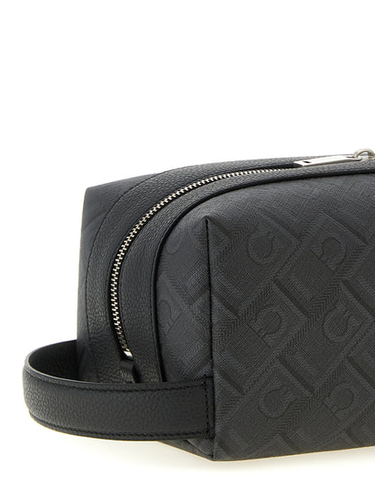 Ferragamo Beauty Dopp Kit — Men's Luxury Travel Case