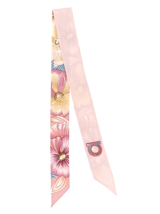 Ferragamo Bandeau Brezza Silk Scarf - New Arrival