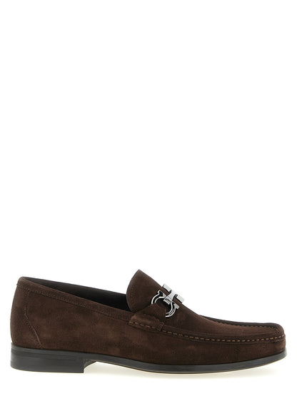 Ferragamo Grandioso 2 Moccasins for Men — Suede Loafers