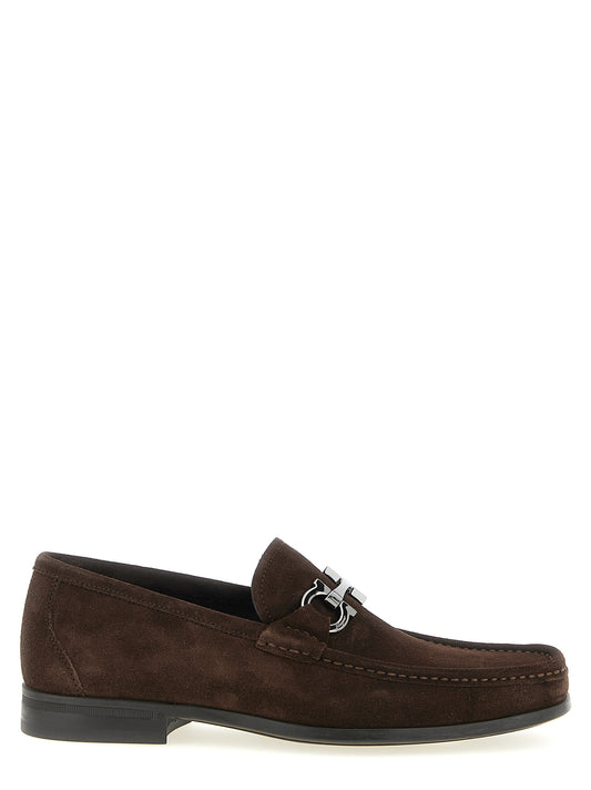 Ferragamo Grandioso 2 Moccasins for Men — Suede Loafers
