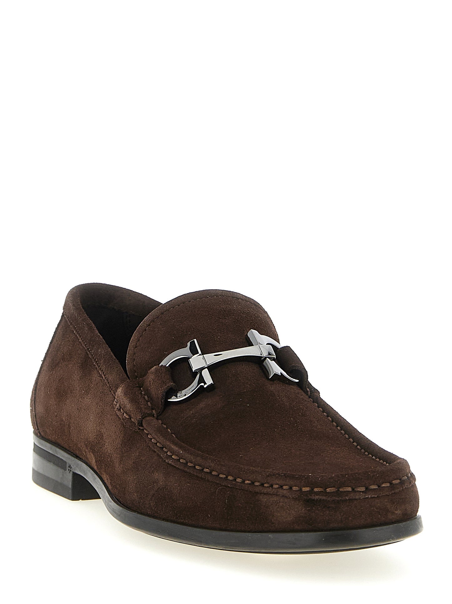 Ferragamo Grandioso 2 Moccasins for Men — Suede Loafers