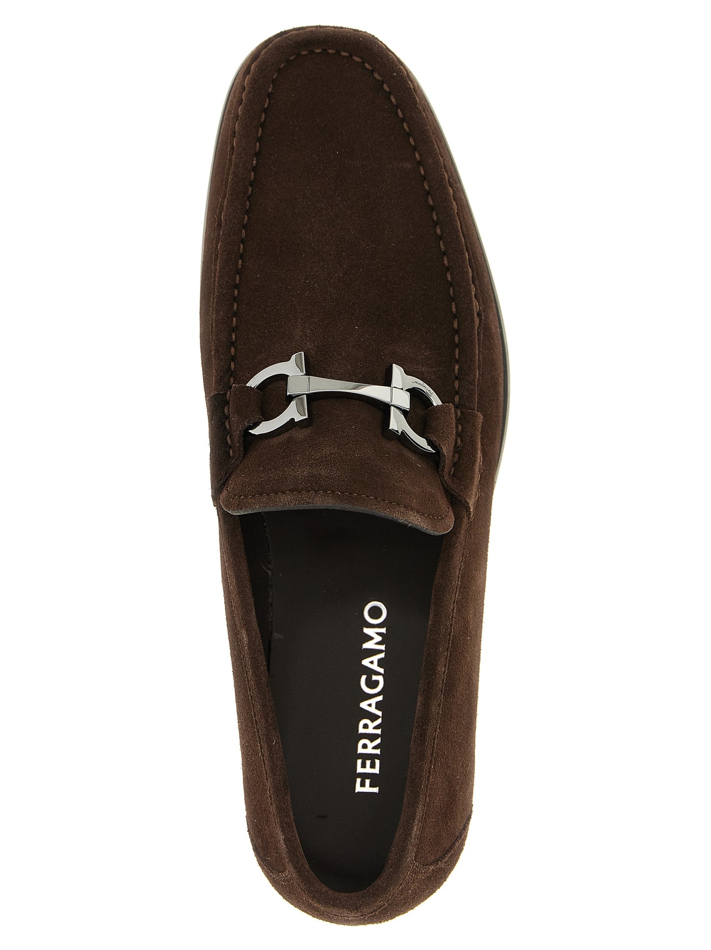 Ferragamo Grandioso 2 Moccasins for Men — Suede Loafers