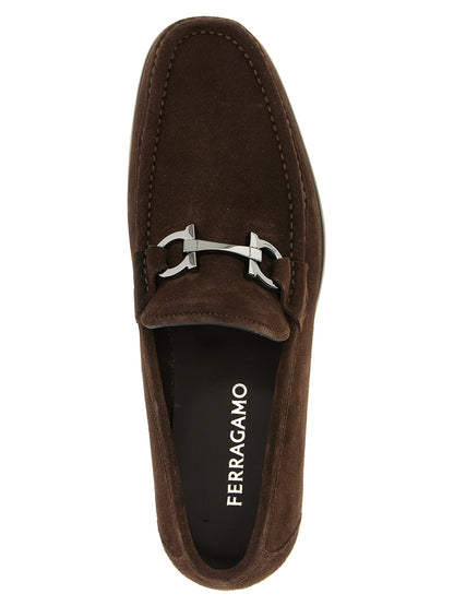 Ferragamo Grandioso 2 Moccasins for Men — Suede Loafers