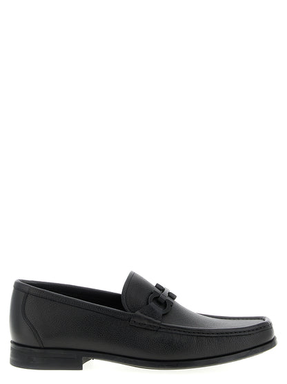 Ferragamo Grandioso 2 Moccasins for Men - Black