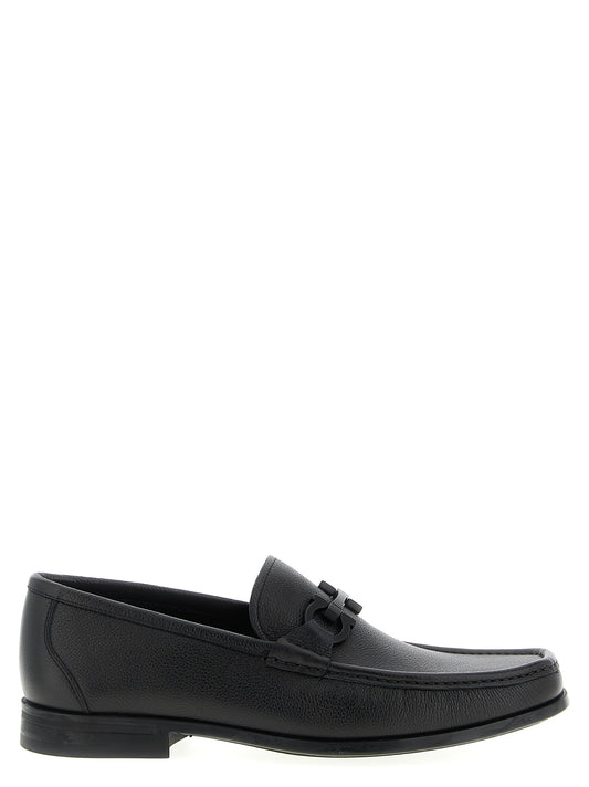 Ferragamo Grandioso 2 Moccasins for Men - Black