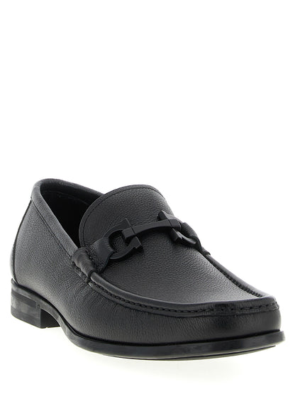 Ferragamo Grandioso 2 Moccasins for Men - Black
