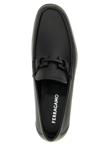 Ferragamo Grandioso 2 Moccasins for Men - Black