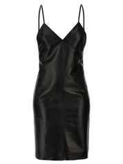 Saint Laurent Leather Slip Dress