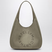 Grand sac hobo kaki Stella McCartney en daim vegan