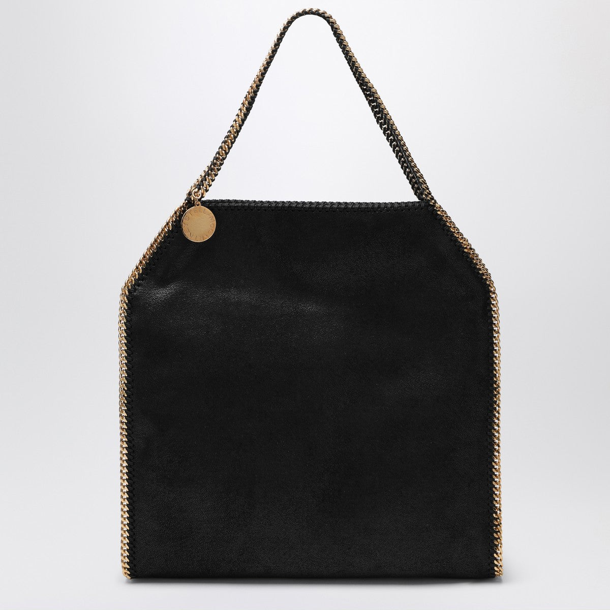 Sac pliable Falabella noir Stella McCartney en daim hirsute