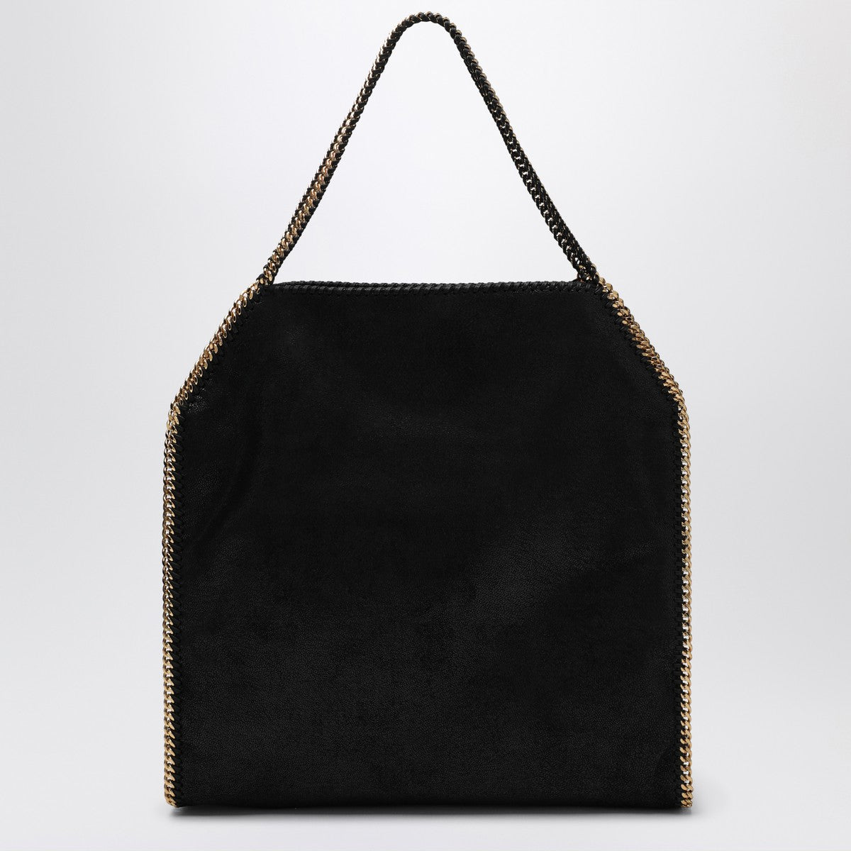 Sac pliable Falabella noir Stella McCartney en daim hirsute
