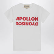 Valentino White T-shirt with Apollon/Dionysus print