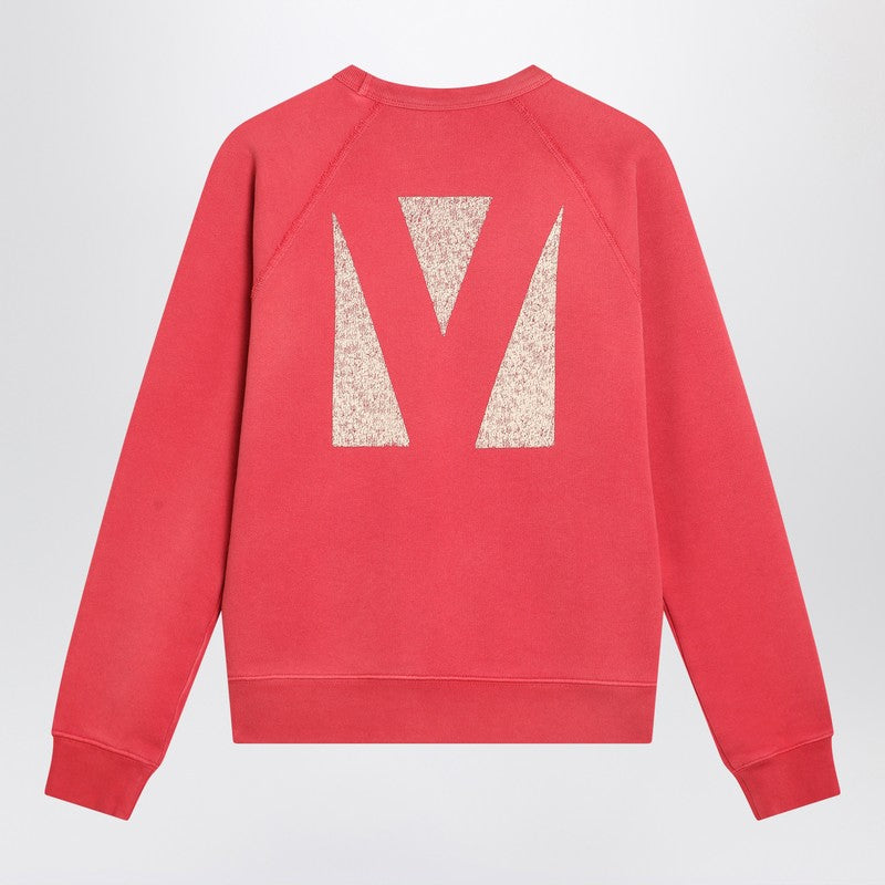 Valentino Light red Chez sweatshirt in cotton