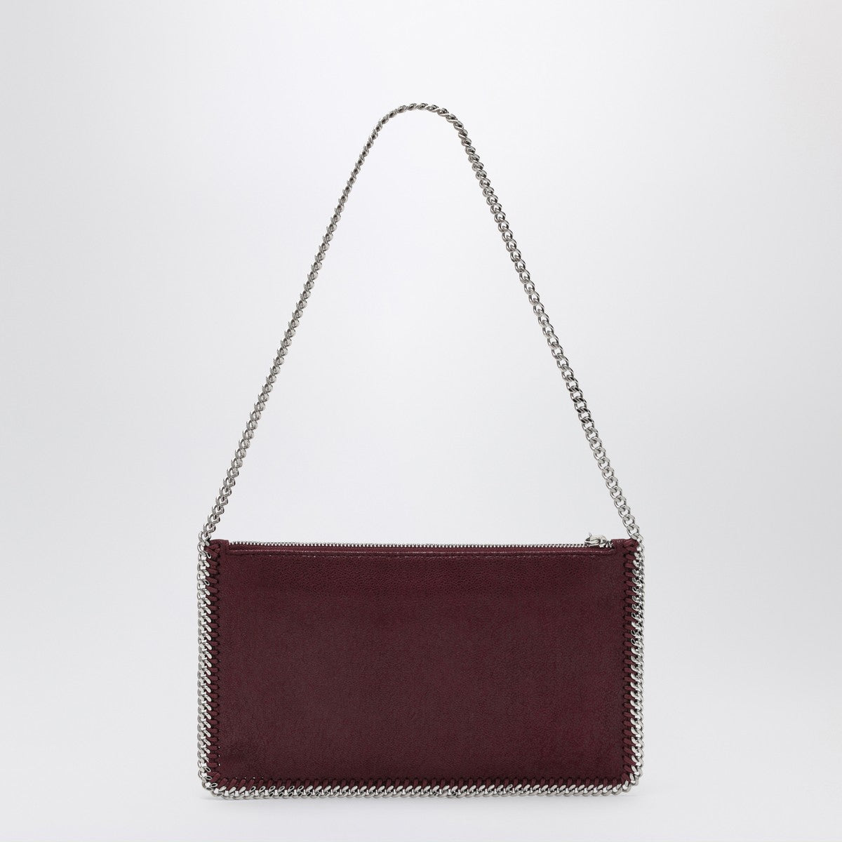 Stella McCartney Falabella Plum coloured clutch shoulder bag
