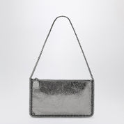 Sac à bandoulière pochette métallisé gris Falabella de Stella McCartney