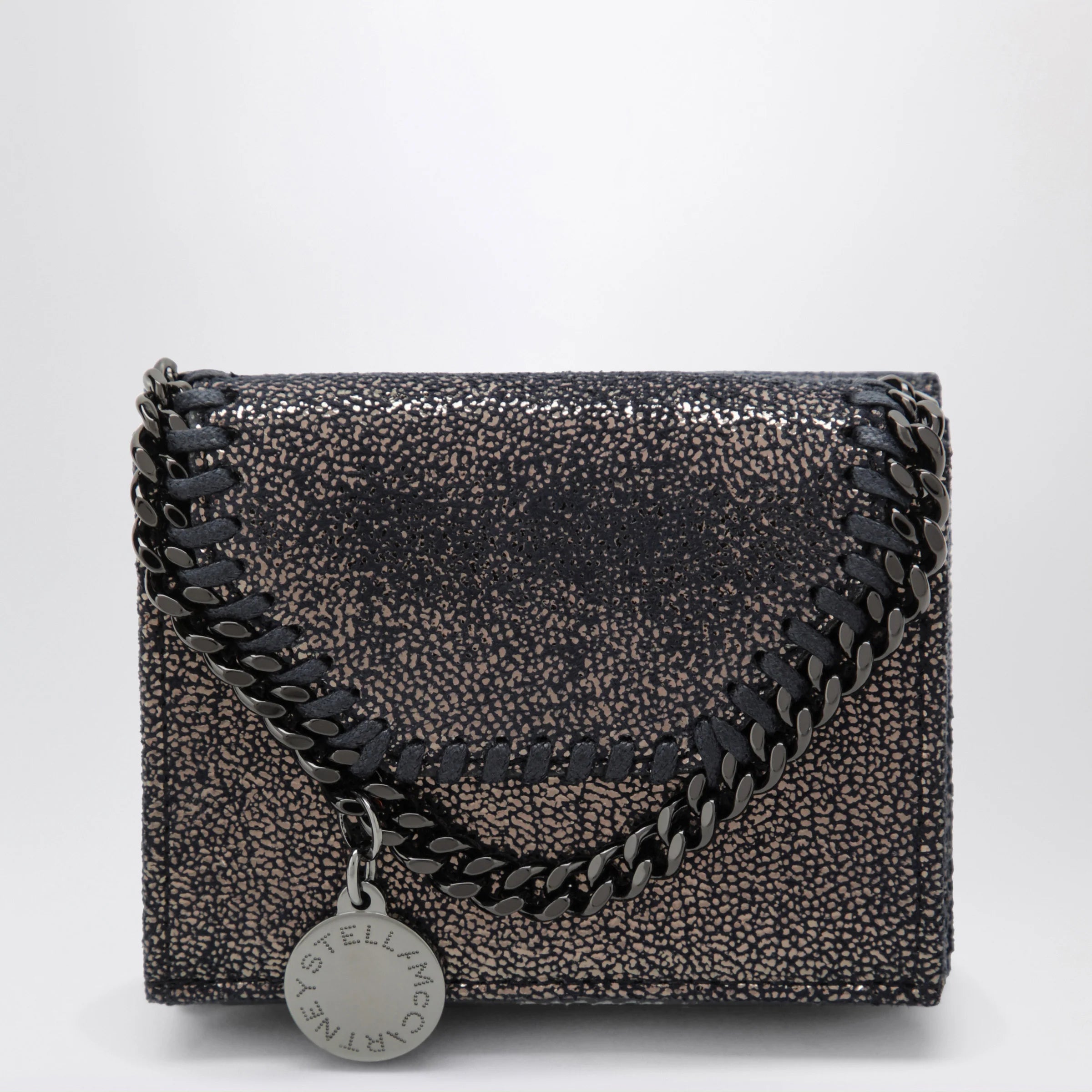 Stella McCartney Falabella dark navy blue wallet