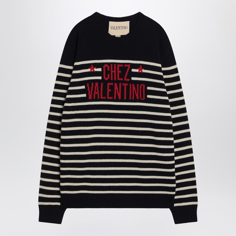 Pull à motif jacquard Chez Valentino