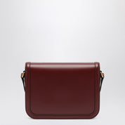 Valentino Garavani Small 9TO5 bag in bordeaux leather