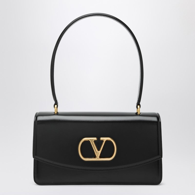 Valentino Garavani Vain bag in black glossy calfskin