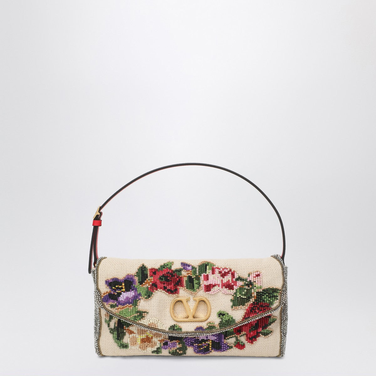 Valentino Small shoulder bag Vain Soft with embroidery