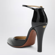 Escarpins en cuir verni noir Valentino Garavani Hi Dolly