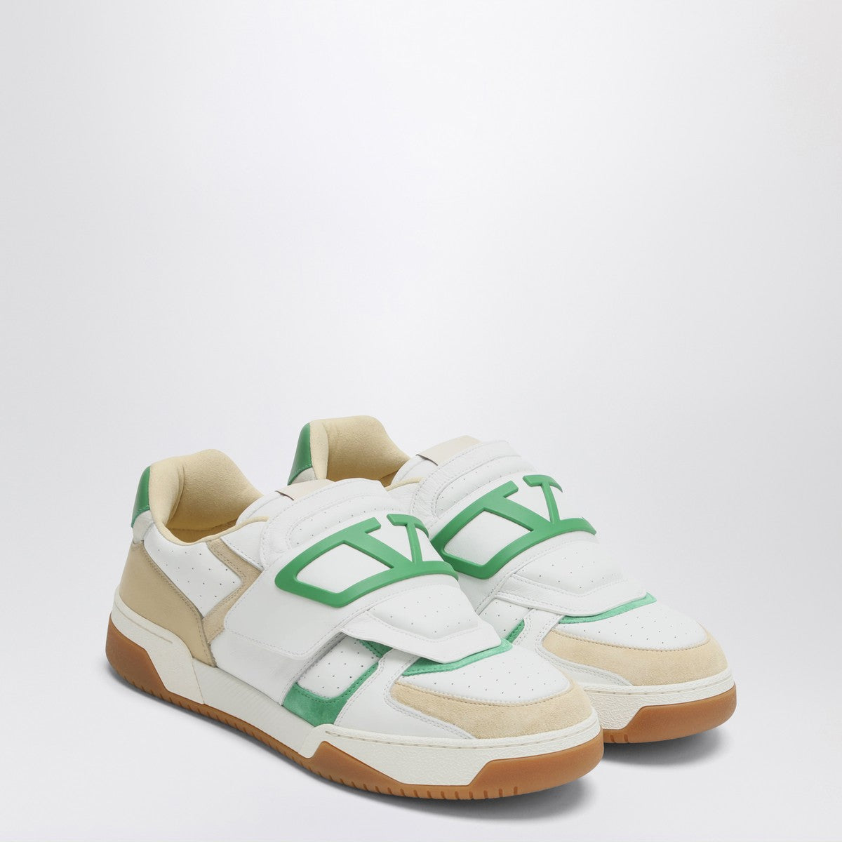 Valentino Garavani Sneaker Low Top Joie De Jouer blanco/beige/verde