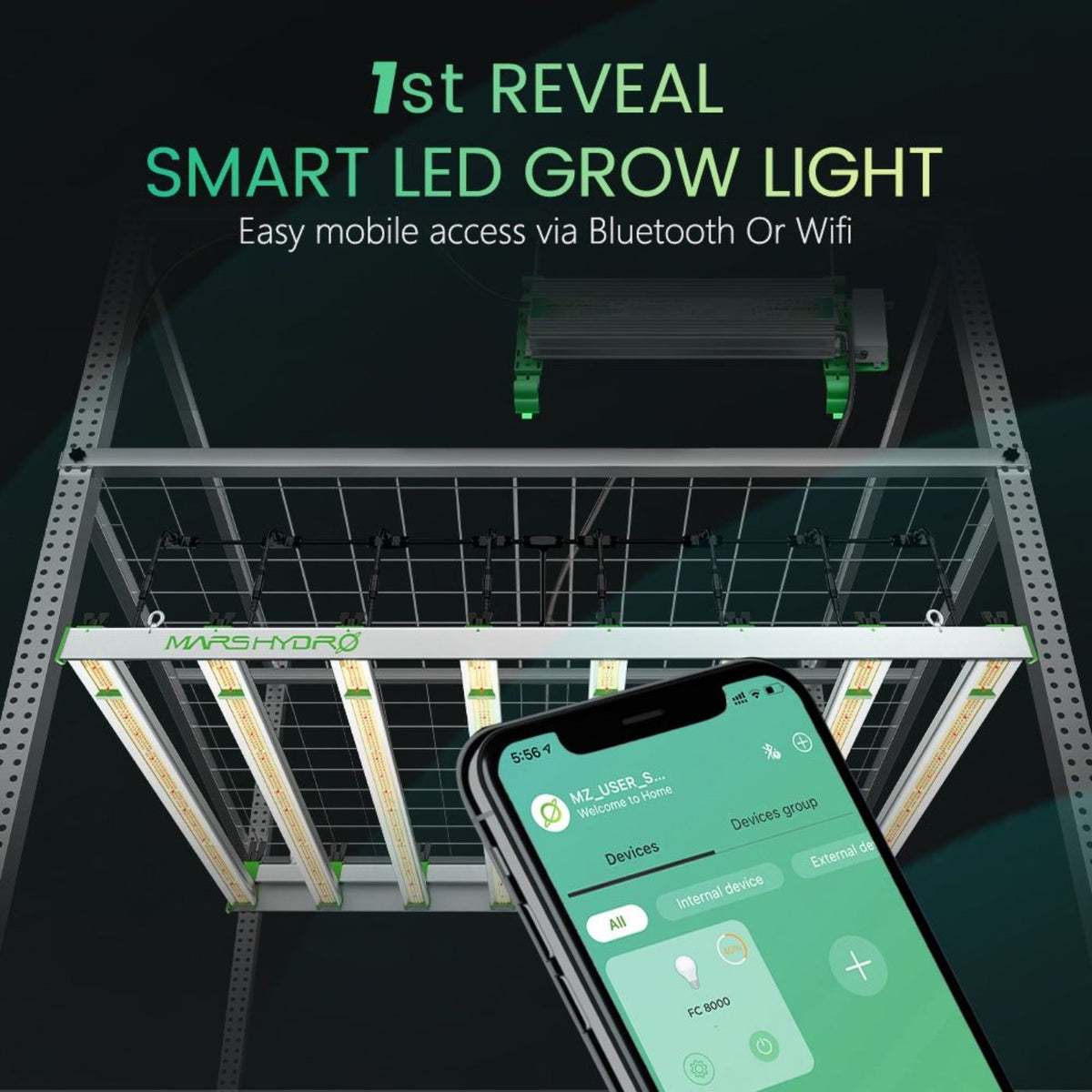 Mars Hydro Smart FC8000 Samsung LM301H EVO 800W