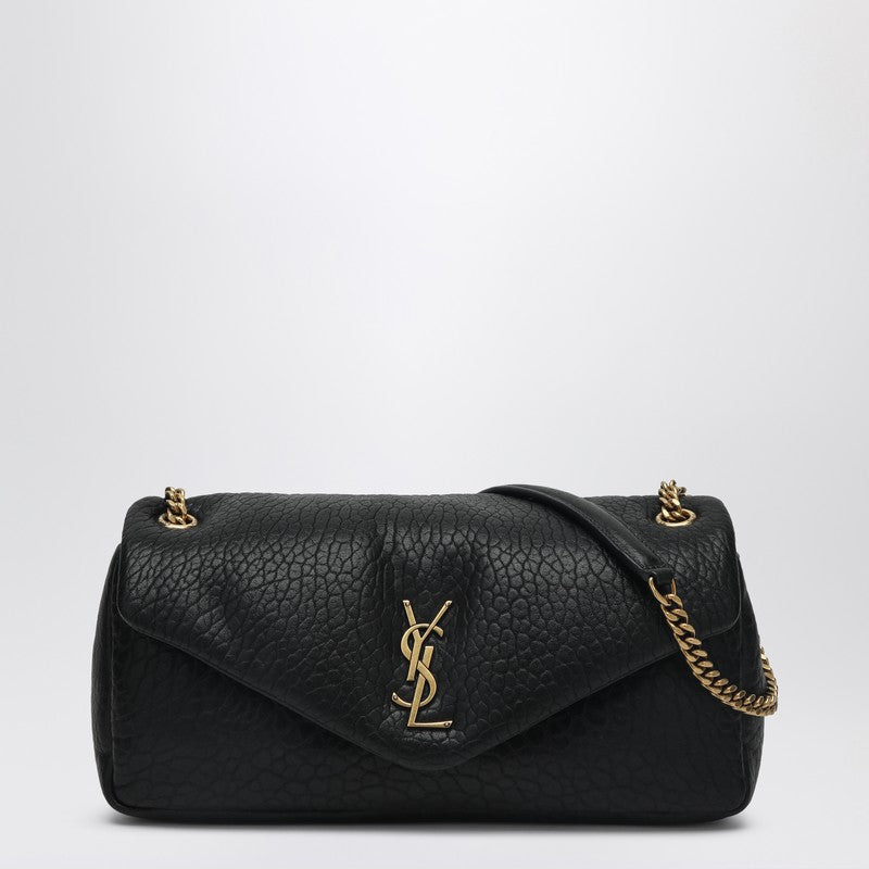 Saint Laurent Medium Calypso bag in black leather