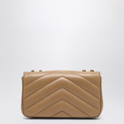 Saint Laurent Small LouLou bag in beige leather