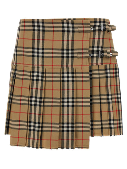 Burberry Kilt Skirt — Wool Pleated Mini, From £450