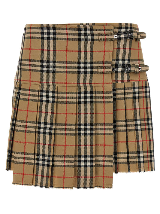 Burberry Kilt Skirt — Wool Pleated Mini, From £450