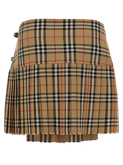 Burberry Kilt Skirt — Wool Pleated Mini, From £450