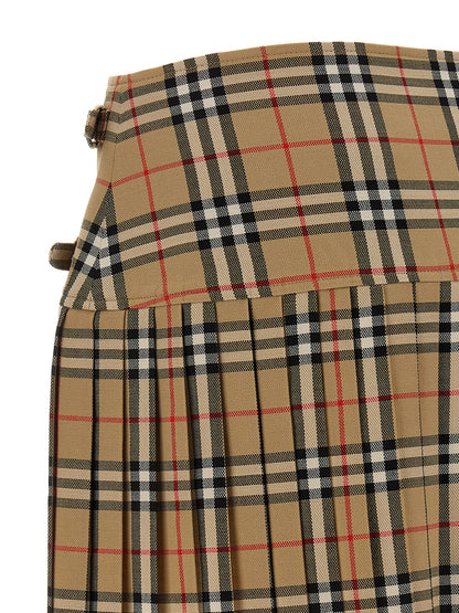Burberry Kilt Skirt — Wool Pleated Mini, From £450