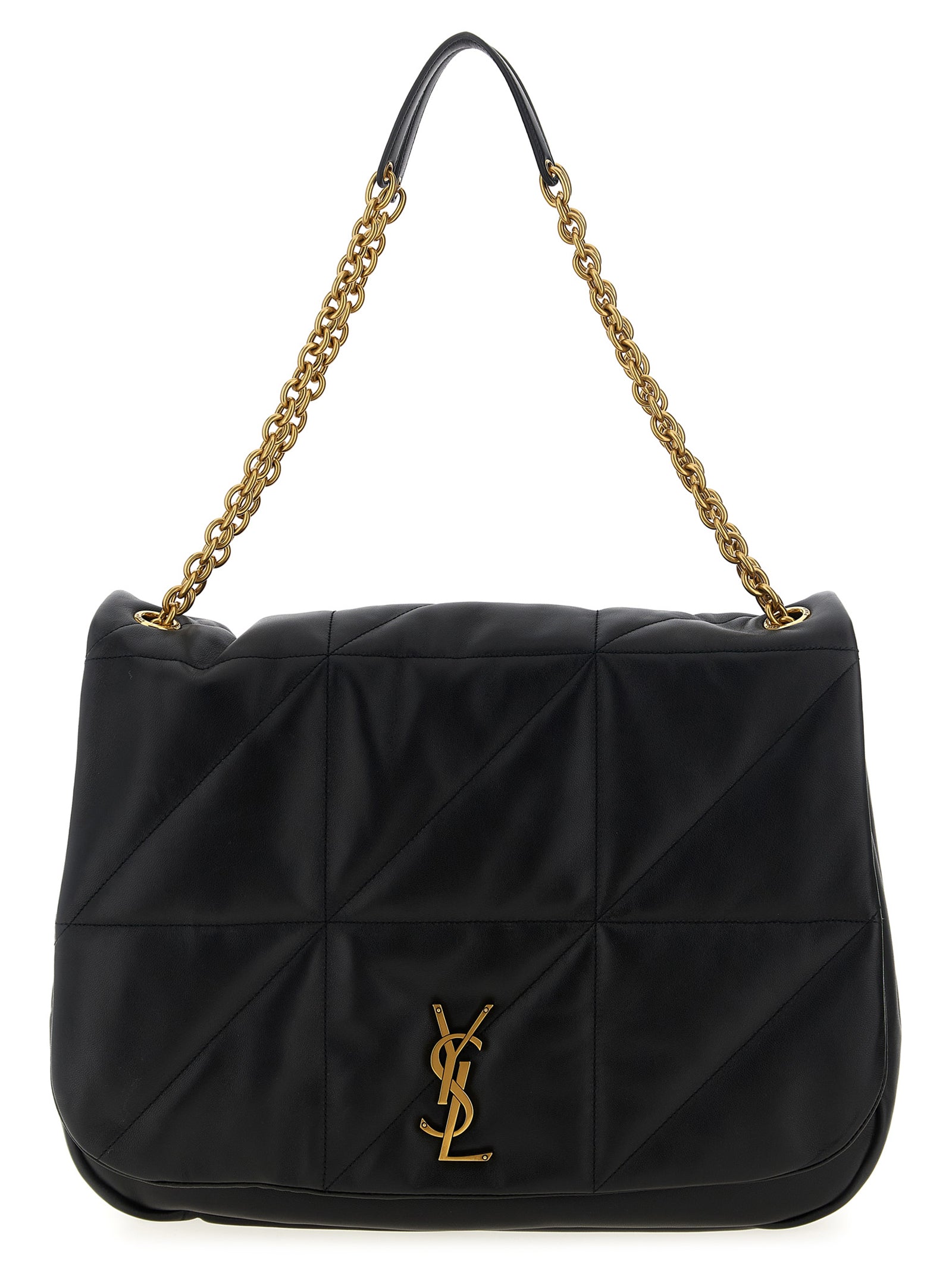 Saint Laurent Jamie Shoulder Bag — Quilted Nappa (Black)