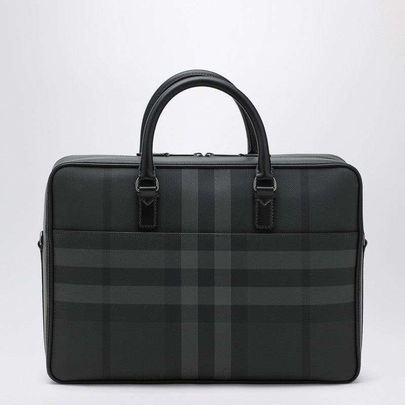 Burberry Ainsworth document bag in charcoal