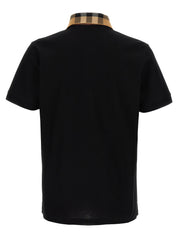 Burberry Cody Polo Shirt – Black Cotton Piqué