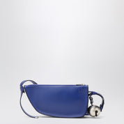 Burberry Medium Shield blue leather shoulder bag