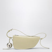 Sac Burberry Small Shield en cuir vert clair