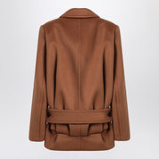 Saint Laurent Camel wool short coat