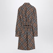 Burberry Check wool blend chemise dress