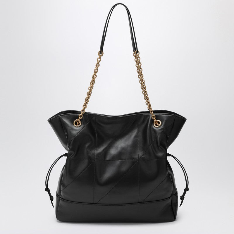 Saint Laurent Large Jamie black shopping bag in lambskin