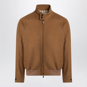 Burberry Cashmere Harrington Jacket — Brown Men’s Jacket