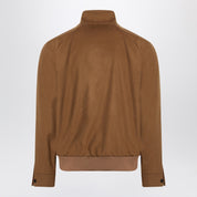 Burberry Cashmere Harrington Jacket — Brown Men’s Jacket