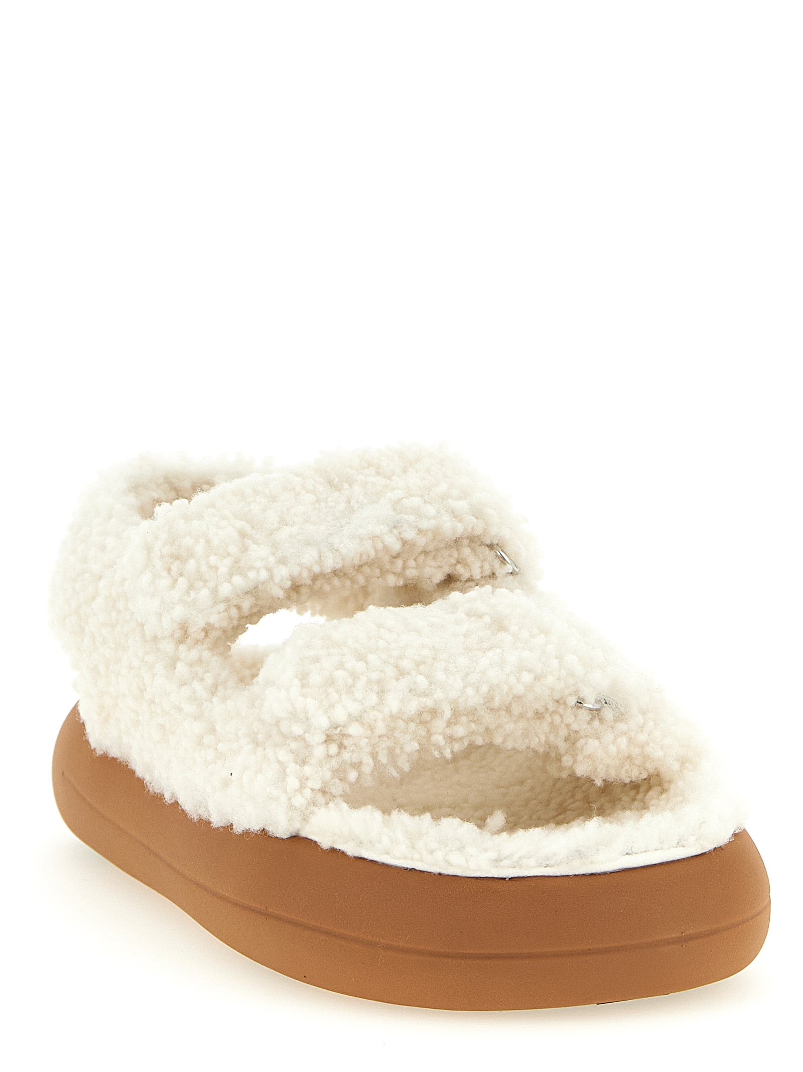 Moon Boot Shearling Sandals