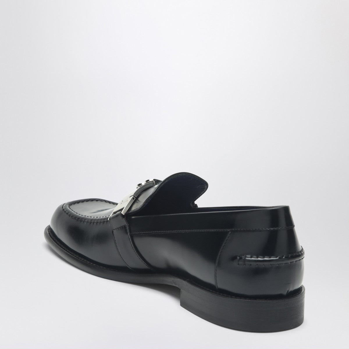 Burberry Mocassino Tower black in leather