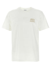Burberry Sp25 T-shirt — Men's White Cotton Topwear