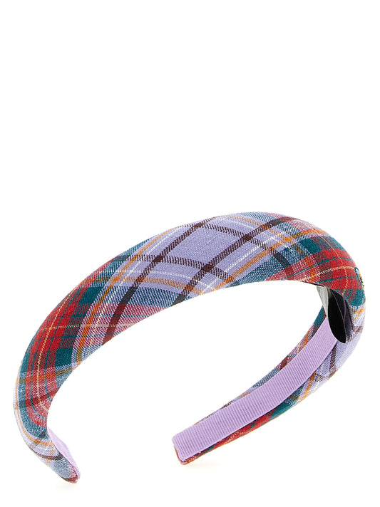 Vivienne Westwood Tartan Slim Headband — Women's Accessory