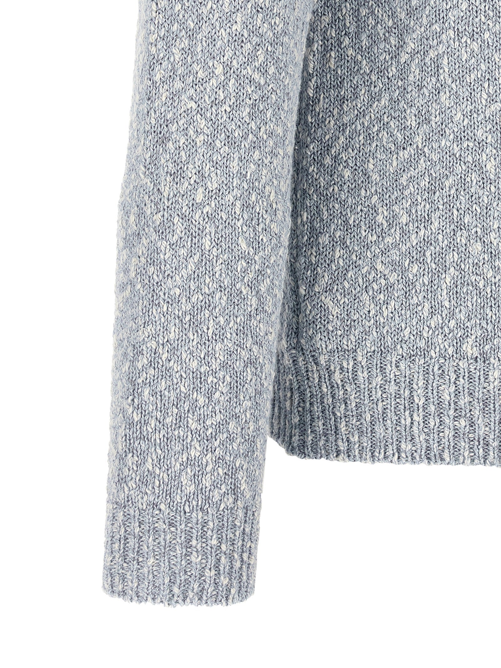 Zanone Two-tone Yarn Sweater