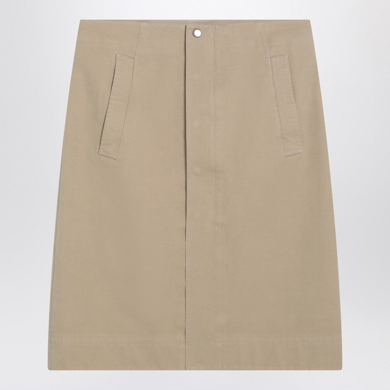 Jupe en coton beige Burberry