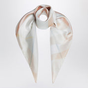 Burberry Silk scarf Watercolor effect check